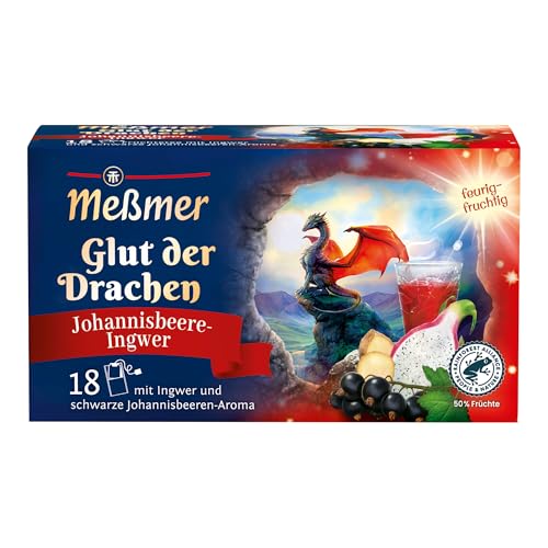 (-22%) Meßmer Glut der Drachen, mit Ingwer und Johannisbeeren-Aroma, 18 Teebeutel