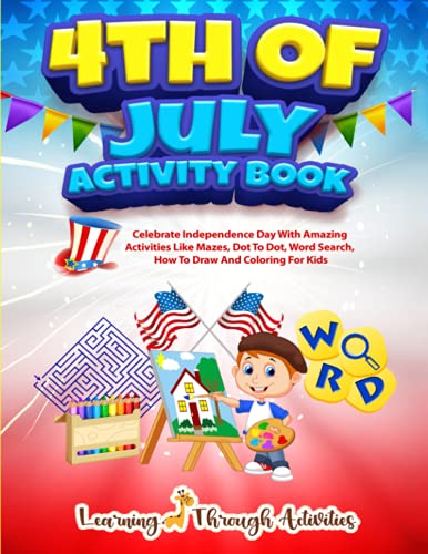 4th July Activity Book for Kids