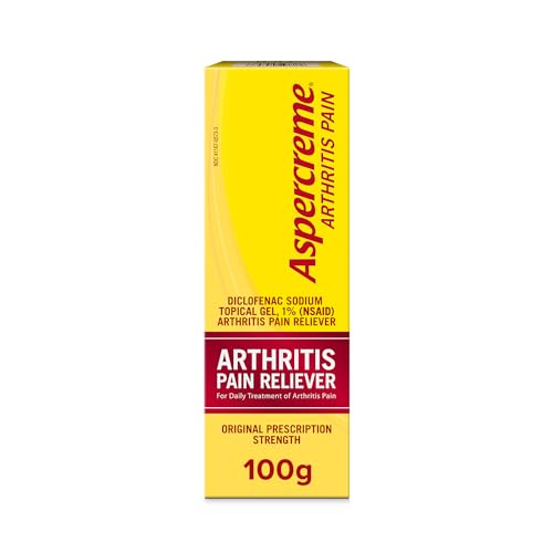 Aspercreme Arthritis Pain Relief Gel for Arthritis & Joint Pain, Non-steroidal Anti-inflammatory Topical Gel with Max-Strength Diclofenac Sodium, 100 g