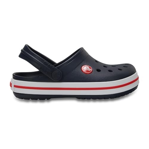 🔥 STARKER PREIS (-50%) Crocs Unisex Kinder Crocband Clog K Clog, Navy/Red, 32/33 EU