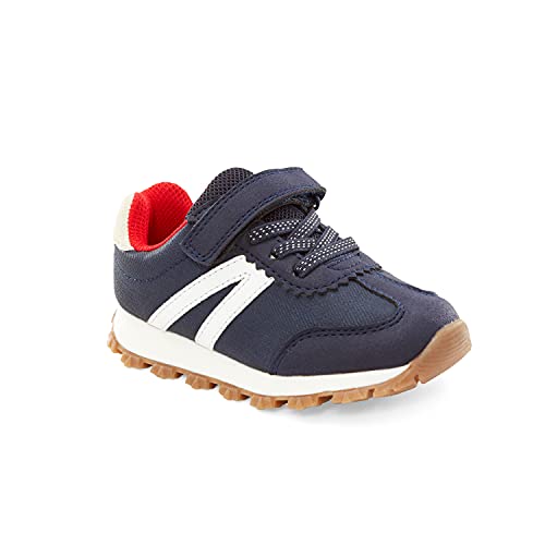 Simple Joys by Carter's Kids Bailey Athletic Sneaker Running Shoe, Navy, 9 US Unisex Toddler