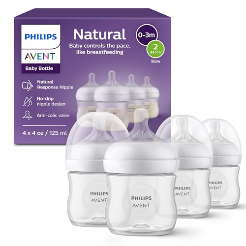 Philips Avent Natural slow-flow baby bottles