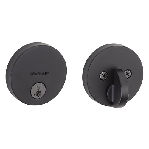 Kwikset 92580-026 Uptown deadbolt, Matte Black