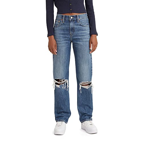 Levi's Women's Low Pro Jeans, Breathe Out - Medium Indigo, 29