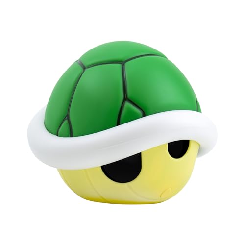 🔥 SELTEN SO GÜNSTIG (-29%) Paladone Super Mario Bros Green Shell Light mit Sound - Batteriebetrieben - Offizielle Nintendo-Waren, PP8028NN, Mehrfarbig, Einheitsgröße