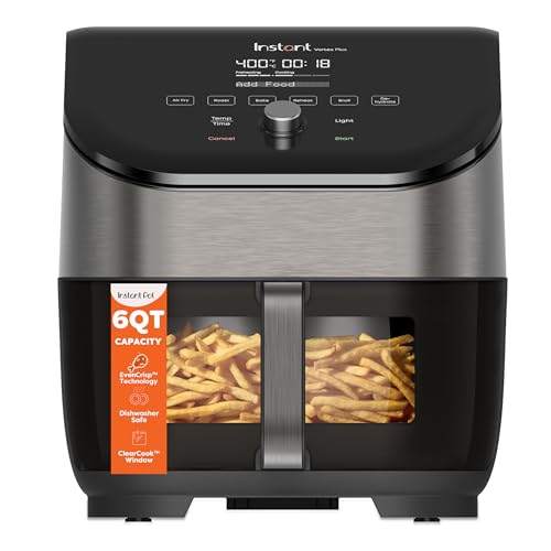 Instant Pot Vortex Plus 6QT Air Fryer with Odor Erase Technology