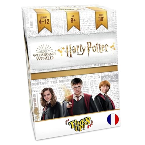 Asmodee - Time's UP! Harry Potter - Jeu de Société pour Enfants dès 8 Ans - Jeu de Cartes Rapide pour Toute La Famille - Jeu d'Ambiance 4 à 12 Joueurs - 30 Min - Version Française -Repos Production
