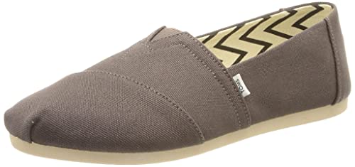 TOMS Women's Alpargata Espadrille Loafer Flat, Grey, 8