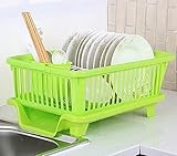 3 in 1 Kitchen Sink Dish Drainer Drying Rack Utensils Washing Holder