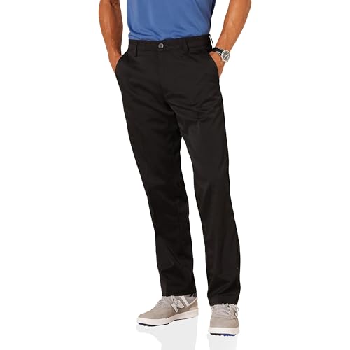 Amazon Essentials Men's Classic-Fit Stretch Golf Pant (Available in Big & Tall), Black, 31W x 32L
