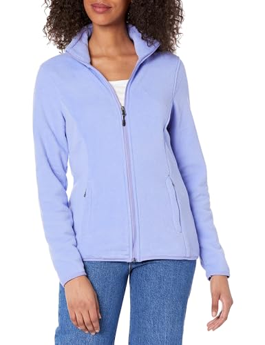 Amazon Essentials Women's Classic-Fit Full-Zip Polar Soft Fleece Jacket (Available in Plus Size), Soft Violet, Medium