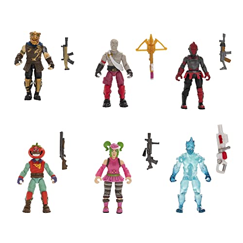 FORTNITE Micro Legendary Series 6-Pack, Six 2.5-inch Highly Detailed Figures with Weapons - Amazon Exclusive