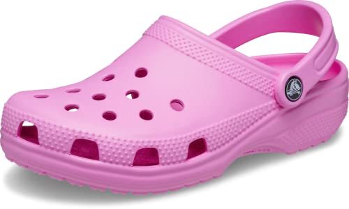 Crocs Unisex-Adult Classic Clogs, Taffy Pink, 15 Women/13 Men