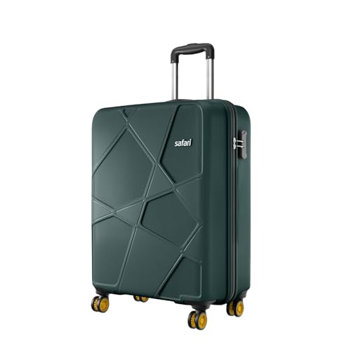 Cabin Polypropylene Spinner Pentagon Pro 8 Wheels 55Cm Trolley Bag Hard Case, 360º Wheeling Carry-On Luggage for Men & Women, Travel Bag, Suitcase for