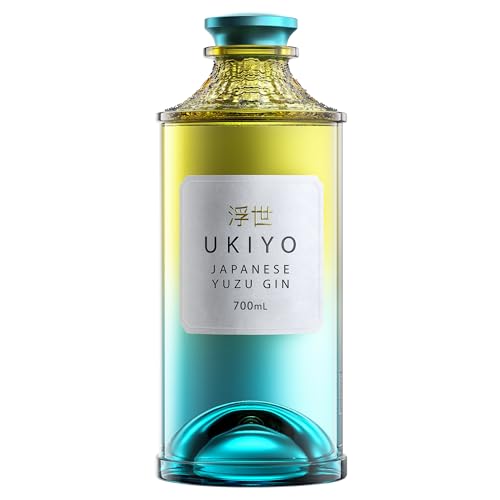 UKIYO Yuzu | Japanese | Craft | Gin | Citrus | Yuzu, Juniper & Coriander | Distilled with 5 native Japanese botanicals | 40% ABV | 70 cl