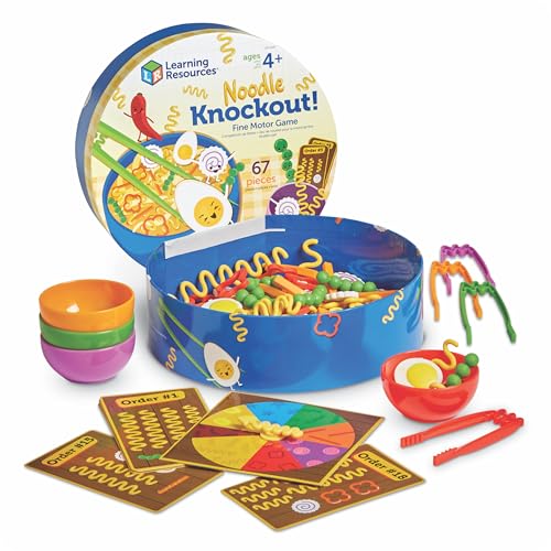 Noodle Knockout Fine Motor Game Games For Kids Ages 4 8 Toddler Board