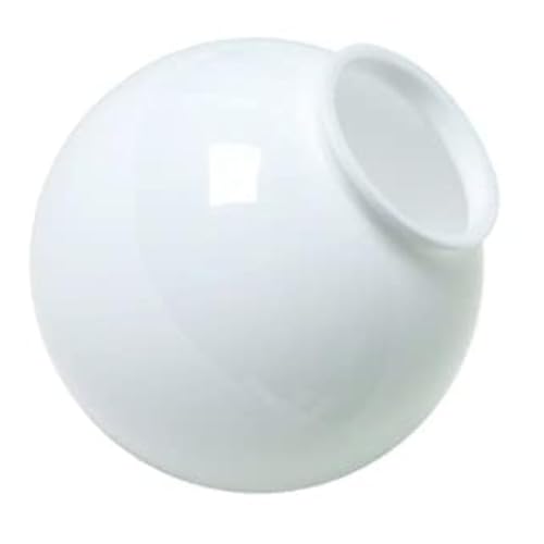 Beam Lighting 6-inch White Acrylic Replacement Globe - Cover for Ceiling, Wall Fixtures, Lamp Posts, or Streetlights