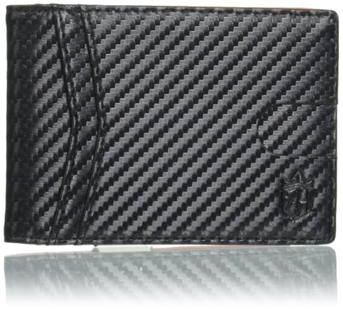Zitahli Sport Fan Wallets for Men,Mens Bifold Wallet 10-12 Cards, Slim Leather Wallet with Money Clip & ID Window, RFID Blocking Thin Minimalist Credit Card Holder Gifts for men