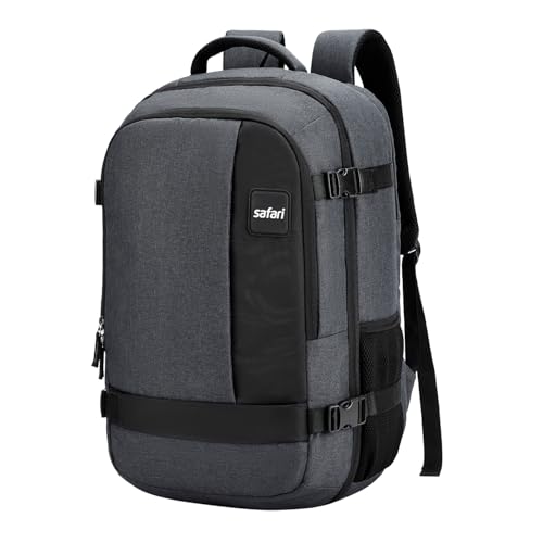 Safari 45L Expandable Overnighter Casual Hiking Travel Backpack Large size Laptop Bag for Man and Women with suitcase compartment, Ideal for Office Us