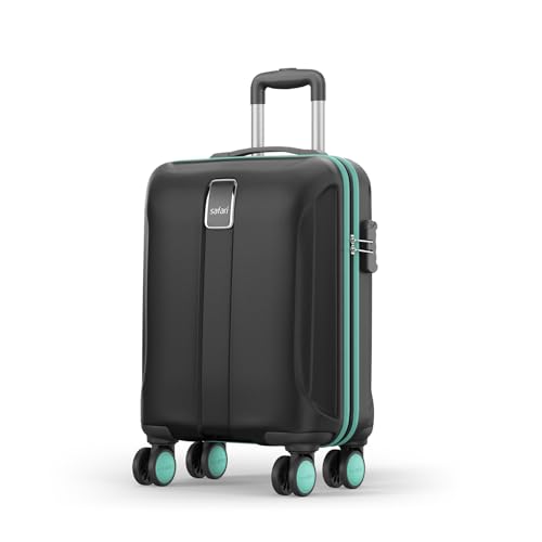Safari Cabin Thorium Neo 8 Wheels 55 Cm Small Trolley Bag Hard Case Polycarbonate 360 Degree Wheeling System Luggage, Trolley Bags for Travel, Suitcas