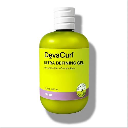 DevaCurl Ultra Defining Gel Strong Hold Non-Crunch Styler, Bright Breeze, 12 fl. oz