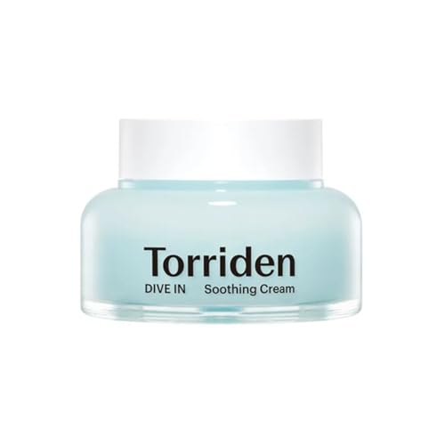 Torriden DIVE IN Hyaluronic Acid Soothing Cream 100ml (3.38 fl. oz) | Revitalizing Facial Moisturizer for Sensitive and Dry Skin | Hyaluronic Acid, Panthenol, Allantoin