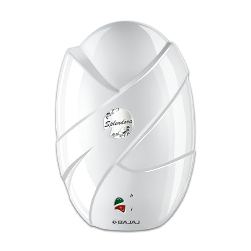 Bajaj Splendora 3L 3KW Vertical Instant Water Heater for Home | Geyser for Bathroom & Kitchen | High Grade SS Tank | Copper Heating Element | 5 Years 