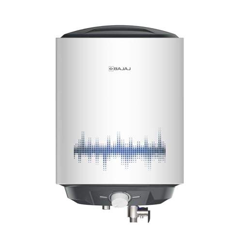 Bajaj Shield Series New Shakti 25L Storage Wall Mount Water Heater for Home, 5-Star Rated Geyser, Child Safety Mode, 10-Year Tank, 6-Year Element, 4-Y