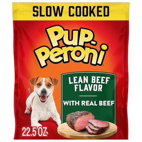 Pup-Peroni Dog Treats, Lean Beef Flavor, 22.5 Ounce, Made with Real Beef, 90% Fat Free