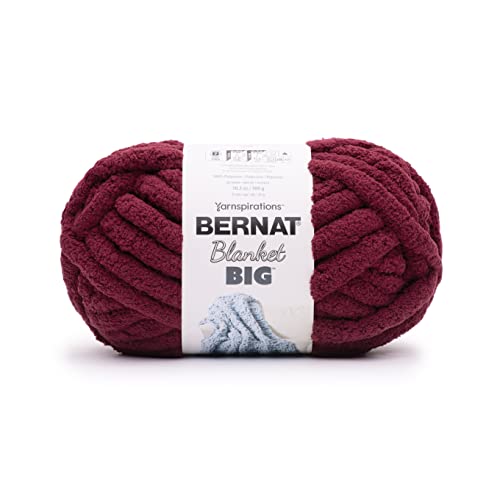 Bernat Blanket 'Big' 300g - Rich Burgundy