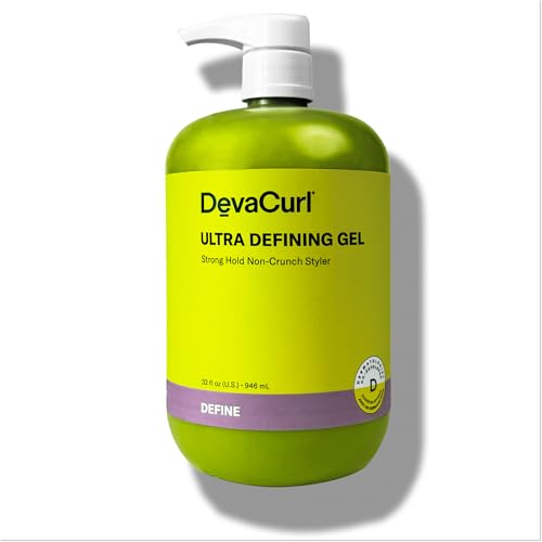 DevaCurl Ultra Defining Gel Strong Hold Non-Crunch Styler, Bright Breeze, 32 fl. oz
