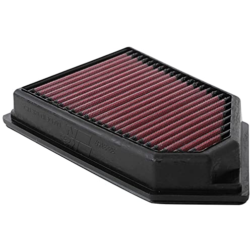 K&N Engine Air Filter: Reusable, Clean Every 75,000 Miles, Washable, Premium, Replacement Car Air Filter: 2019-2021 FORD (Puma, Puma II, Fiesta VII), 33-3159