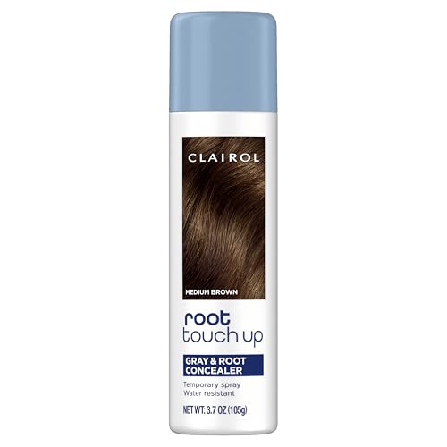 Clairol Root Touch-Up by Nice'n Easy Temporary Hair Coloring Spray, Medium Brown Hair Color, Pack of 1