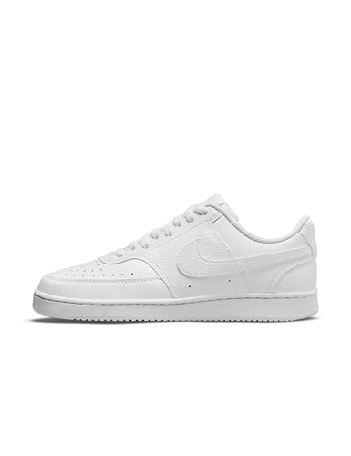 Nike Women's Court Vision Low Next Nature Shoes, White/White-White, 9.5