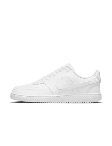 Nike Men's Court Vision Low Next Nature Shoes, White/White-White, 11