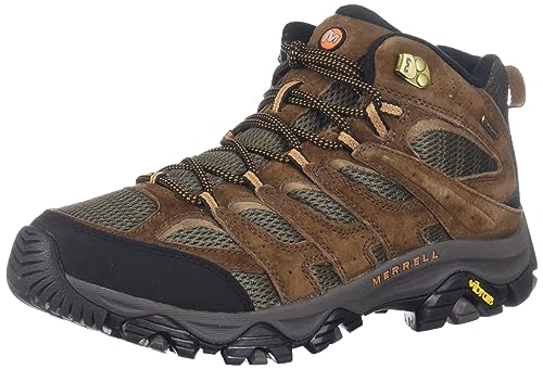 Merrell Men's Moab 3 Mid Waterproof Hiking Boot, Earth, 14 Wide