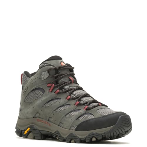Merrell Men's Moab 3 Mid Waterproof Hiking Boot, Beluga, 10