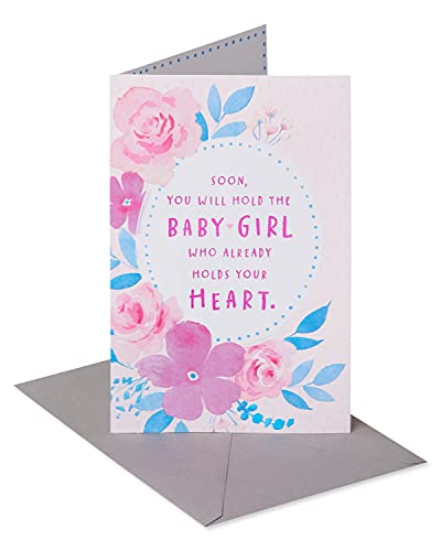 American Greetings Baby Shower Card for Girl (Count Down the Days)