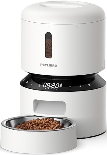 PETLIBRO Automatic Cat Feeder, Automatic Pet Food Dispenser with Freshness Preservation, Timed Dog Feeders for Dry Food,
