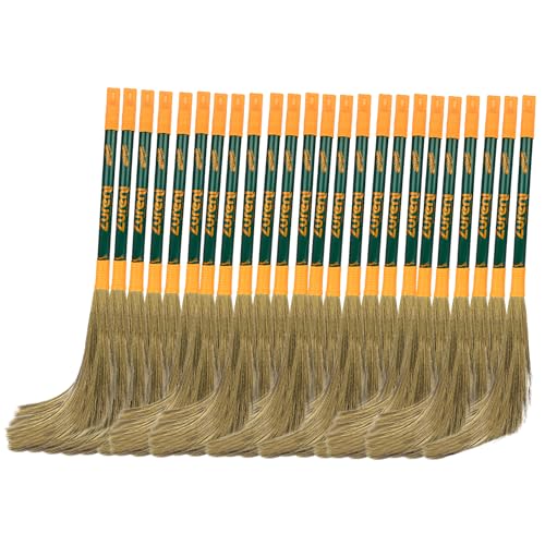 BR-09 Prism Broom Phool Jhadu Combined with Mizoram Grass & Shillong 20.6 cm Long Stick Metal Handle for Easy Floor Cleaning (40 Pcs, Random Colours)