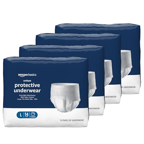 Unisex Protective Underwear With Odor Control Overnight Absorbency