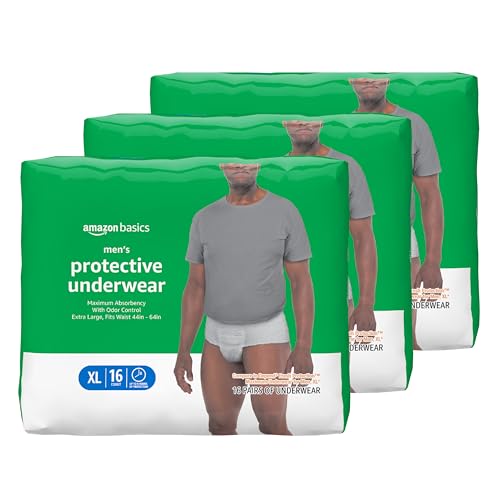 Maximum Absorbency Incontinence Underwear For Men With Leak
