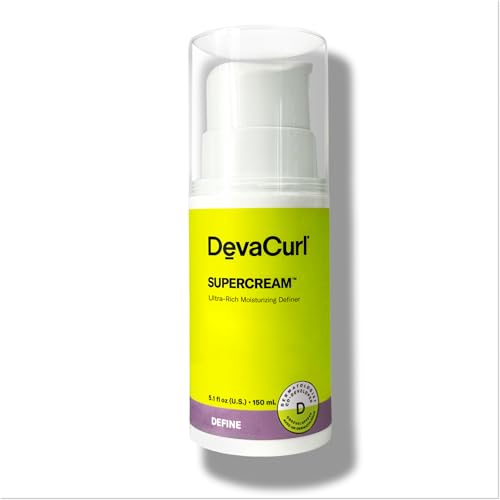 DevaCurl SuperCream Ultra-Rich Moisturizing Definer, Warm Coconut, 5.1 fl. oz