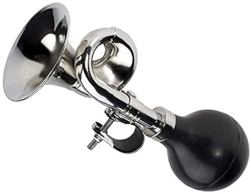 EZYoutdoor Aluminum Alloy Retro Bicycle Horn, Loud Metal Twist Snail Air, Bike Horn for Kids, Golf Carts, and Vehicles
