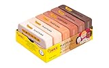 Jovi - Pack de plastilina base vegetal, 6 pastillas de 50 gramos, multicultural colors, sin gluten (70/6M)