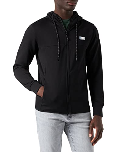 🔥 STARKER PREIS (-42%) JACK & JONES Herren Jcoair Sweat Zip Hood Sn Kapuzenjacke, Schwarz, S EU