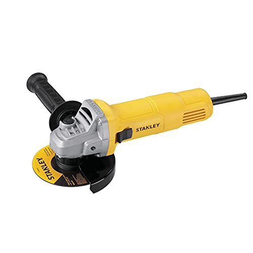 Stanley Esmerilhadeira Angular 4 1/2" Slimline, Ferramenta Ideal para Construção, Potência 620W, Modelo SG6115, 220V