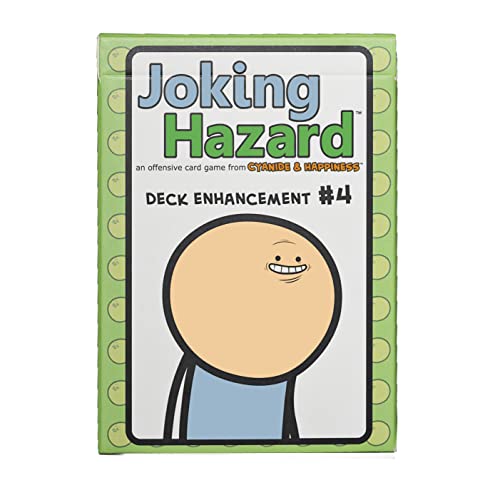 Joking Hazard Deck Enhancement #4 - Expansion Pack for Fun Party Games by Cyanide & Happiness, 100 New Hilarious Comic Cards | Perfect for Game Night