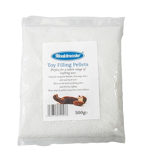 Mouldmaster Toy Filling pellets/Beads 500g, Off White, TF01