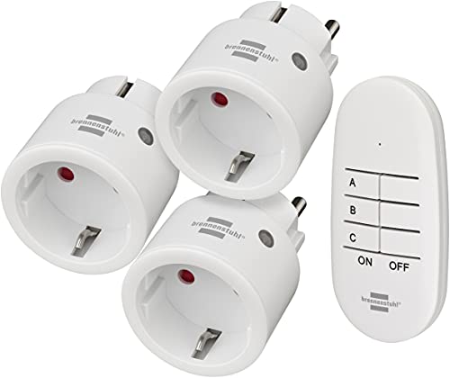 (-44%) Brennenstuhl Comfort-Line Funksteckdosen-Set Mini 3+1, 3er Funkschalt-Set